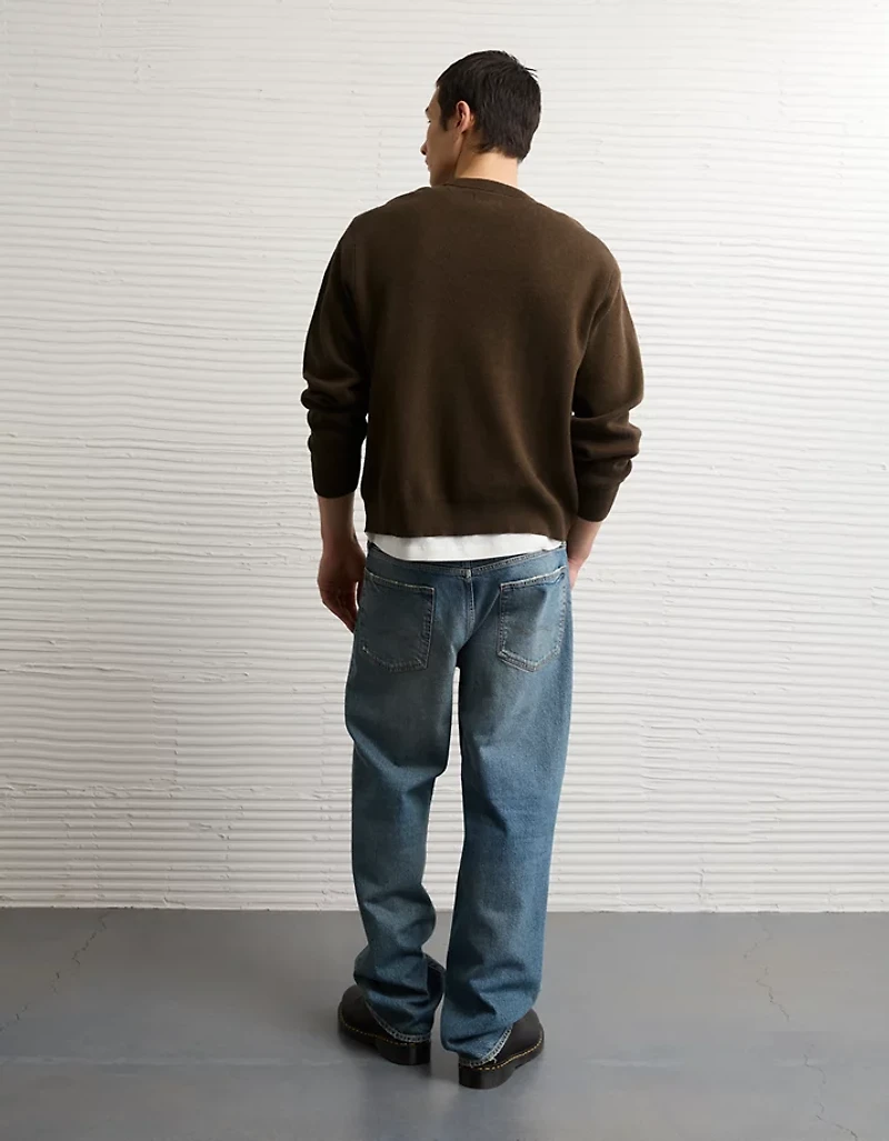 AE Cowboy Graphic Crew Neck Sweater