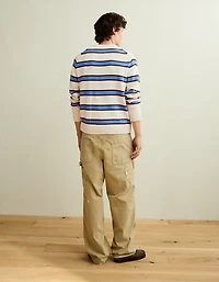 AE Striped Crew Neck Sweater