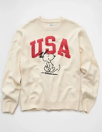 AE Snoopy Graphic Sweater
