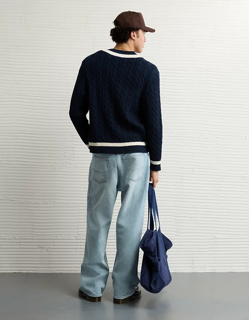 AE V-Neck Cricket Sweater