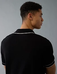AE Weekend Tipped Sweater Polo Shirt