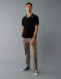 AE Weekend Tipped Sweater Polo Shirt