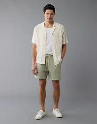 Polo en tricot à damier texturé Fin de semaine AE