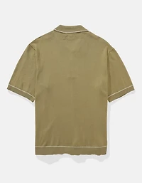 AE Tipped Sweater Polo Shirt