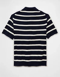 Chemise polo en tricot rayé Fin de semaine AE