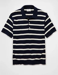 Chemise polo en tricot rayé Fin de semaine AE