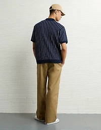 Chemise polo en tricot rayé Fin de semaine AE