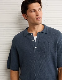 AE Pique Sweater Polo Shirt