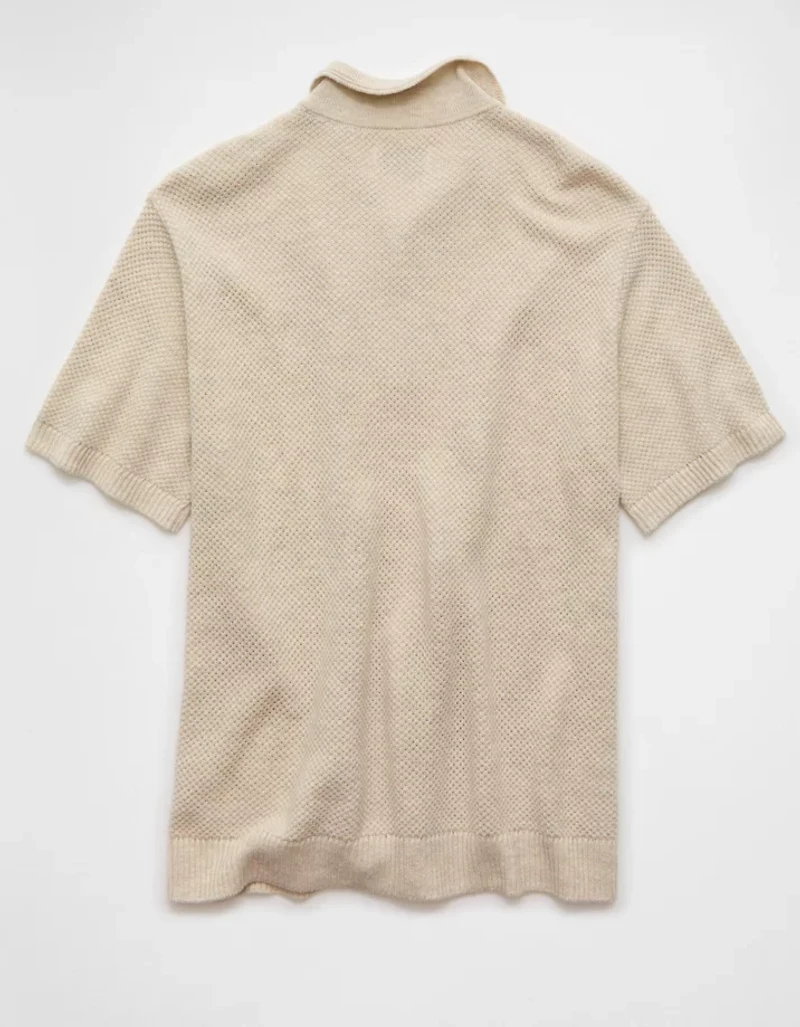 AE Pique Sweater Polo Shirt