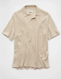 AE Pique Sweater Polo Shirt