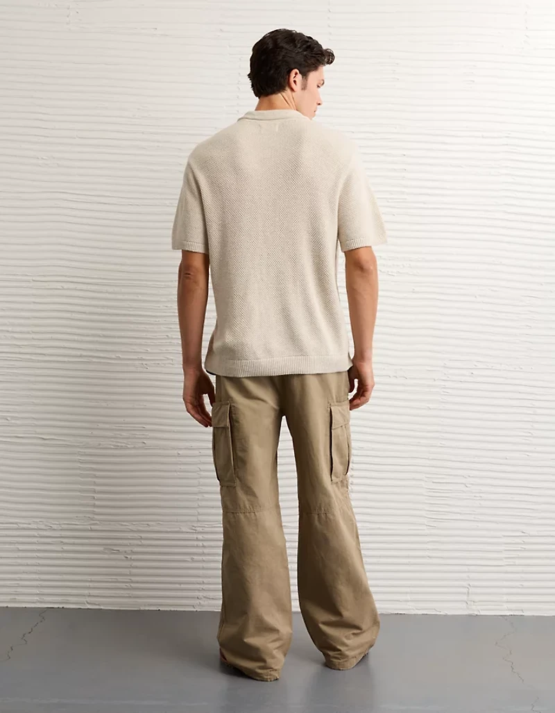 AE Pique Sweater Polo Shirt