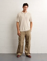 AE Pique Sweater Polo Shirt