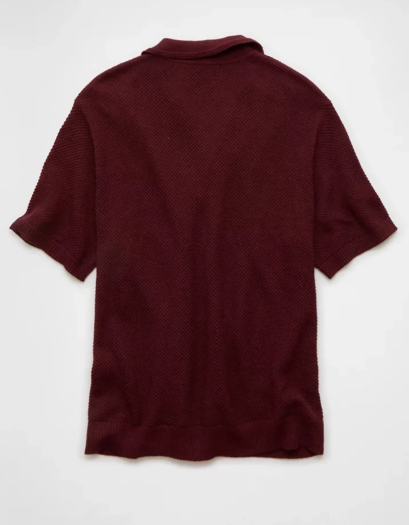 AE Pique Sweater Polo Shirt