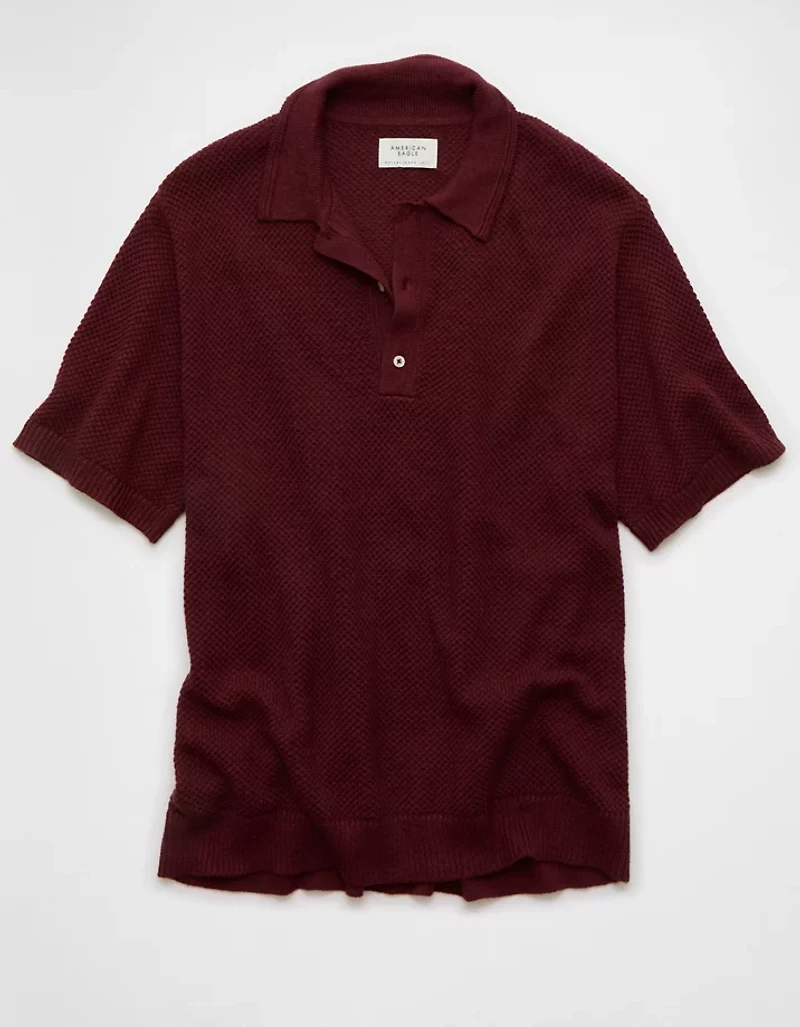 AE Pique Sweater Polo Shirt
