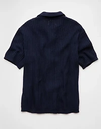 Chandail polo boutonné de fin semaine AE