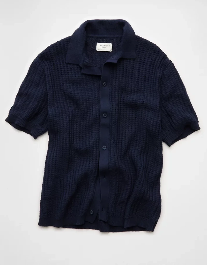 Chandail polo boutonné de fin semaine AE