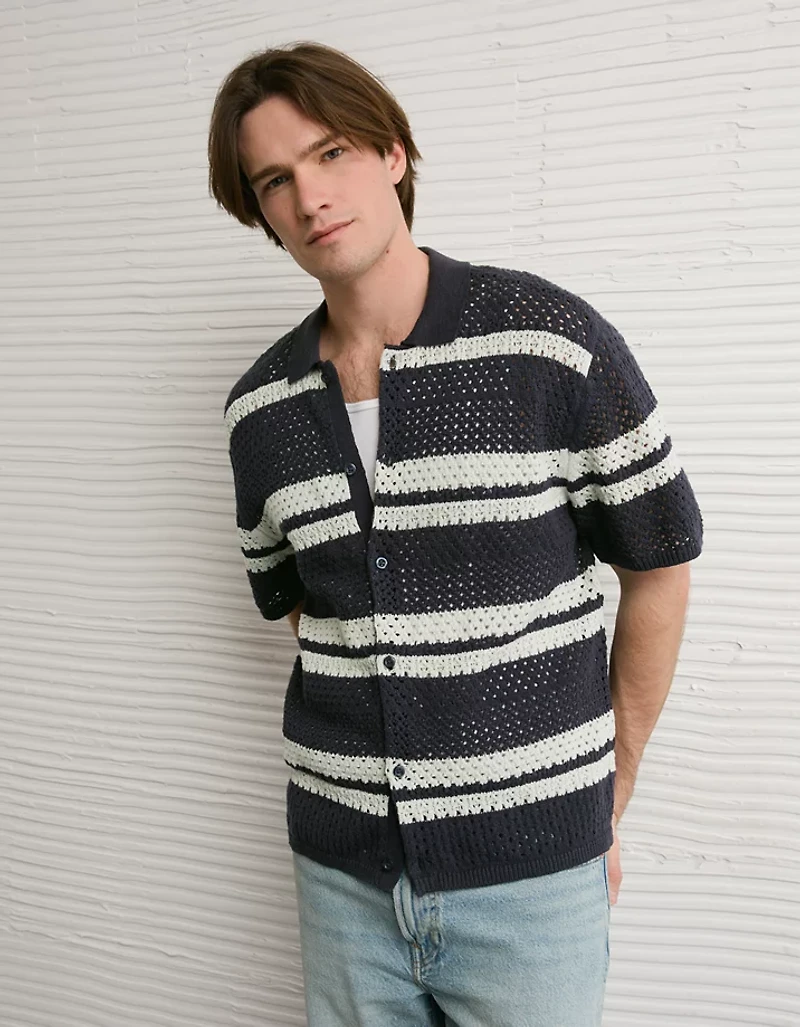 AE Weekend Sweater Polo