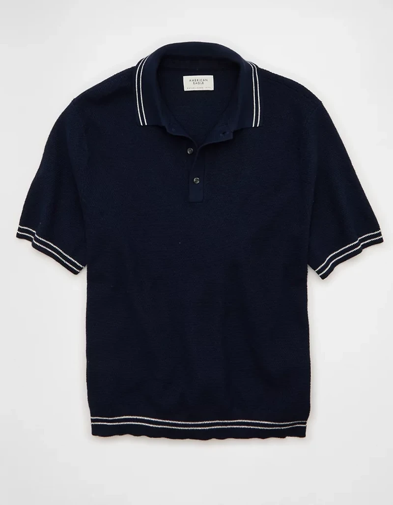 Polo en tricot AE