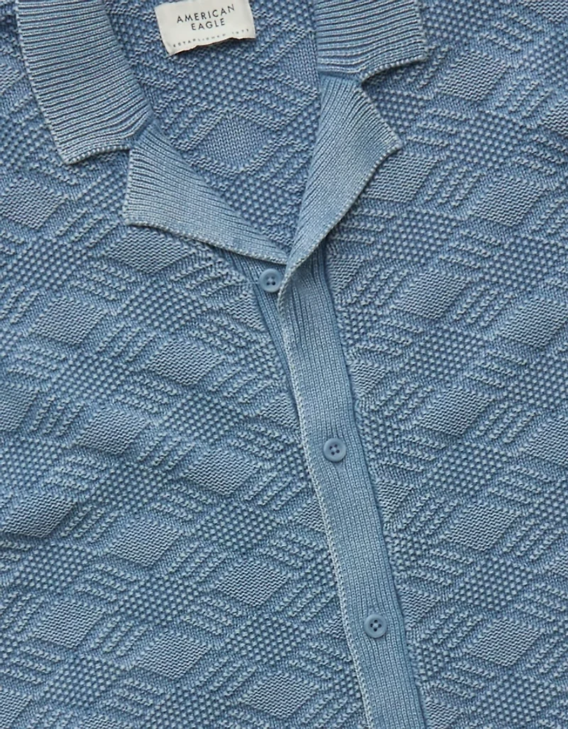 Polo en tricot délavé AE