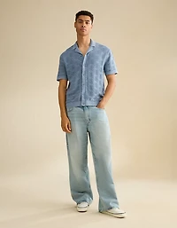 Polo en tricot délavé AE