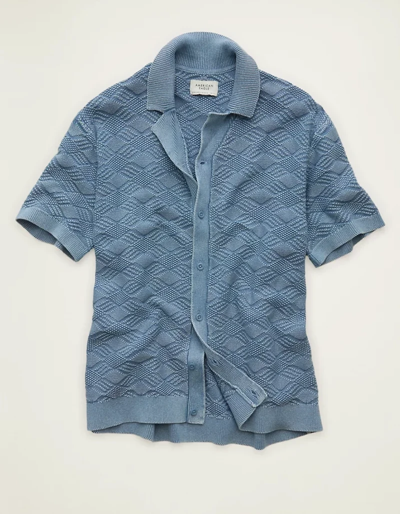 Polo en tricot délavé AE