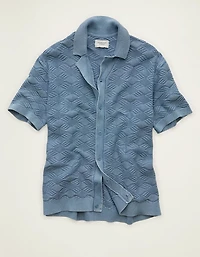 Polo en tricot délavé AE