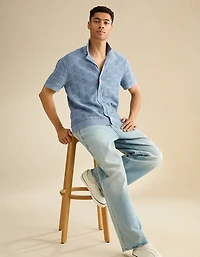Polo en tricot délavé AE