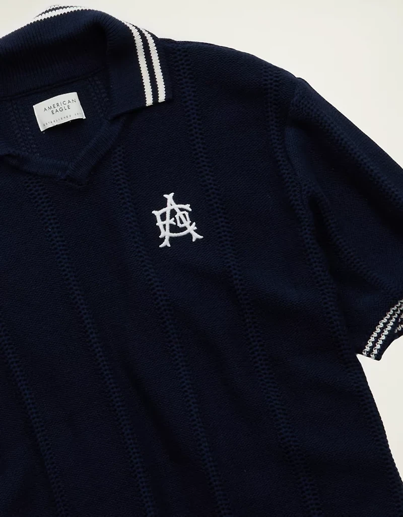 AE Graphic Sweater Polo