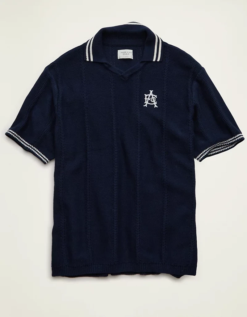AE Graphic Sweater Polo
