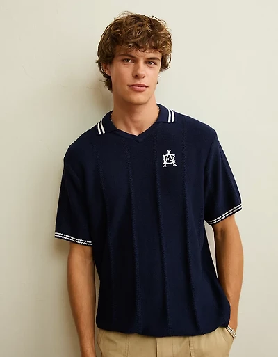 AE Graphic Sweater Polo