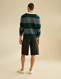 AE Shaker Stitch Rugby Sweater Polo