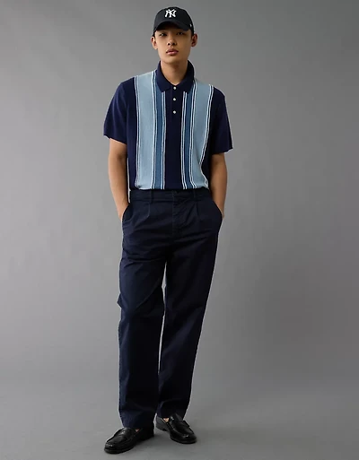 AE Weekend Sweater Polo Shirt