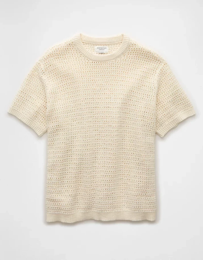 AE Open Knit Sweater T-Shirt