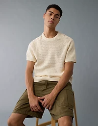 AE Open Knit Sweater T-Shirt