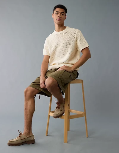 AE Open Knit Sweater T-Shirt