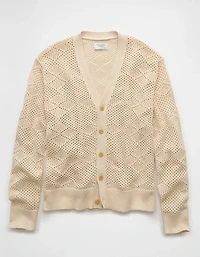 AE V-Neck Crochet Cardigan