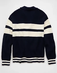AE Chest Stripe Rugby Sweater