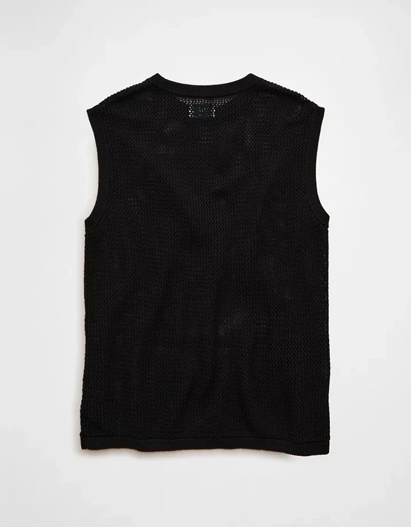 AE Open-Knit Sweater Tank