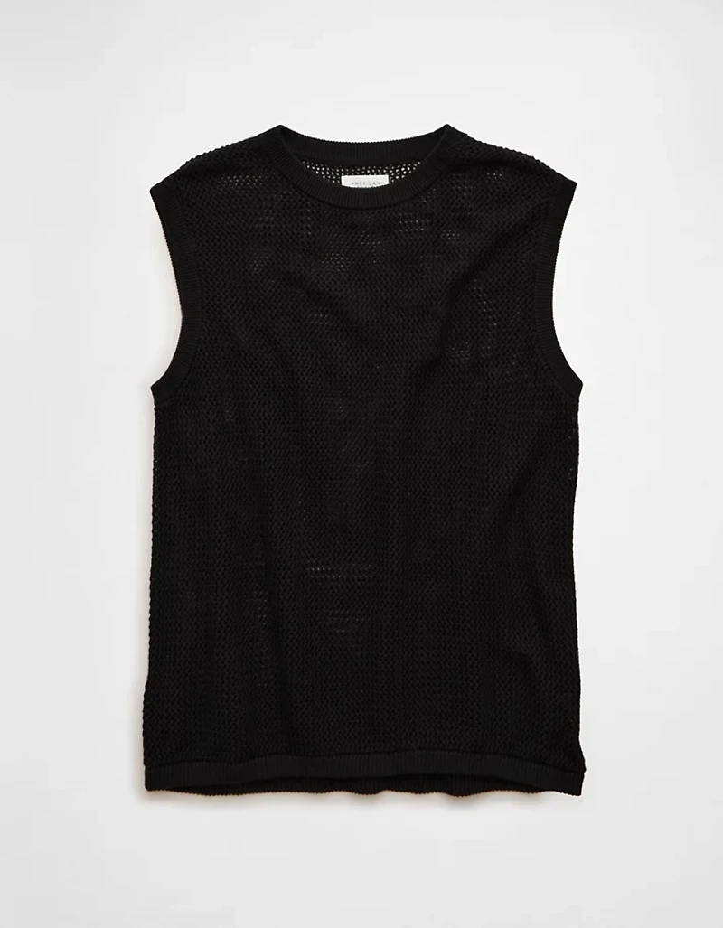 AE Open-Knit Sweater Tank