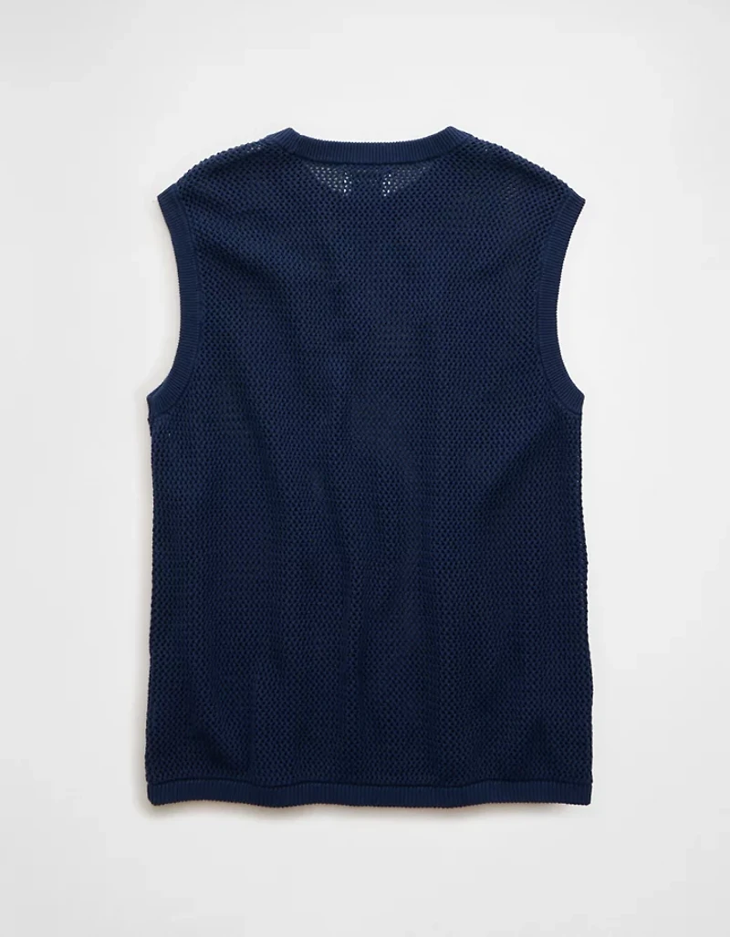 Débardeur en tricot ajouré AE