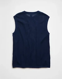 Débardeur en tricot ajouré AE