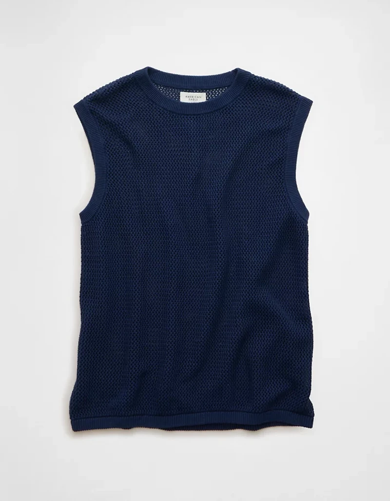 Débardeur en tricot ajouré AE