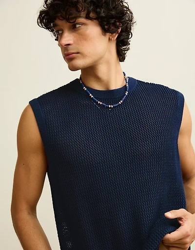 Débardeur en tricot ajouré AE