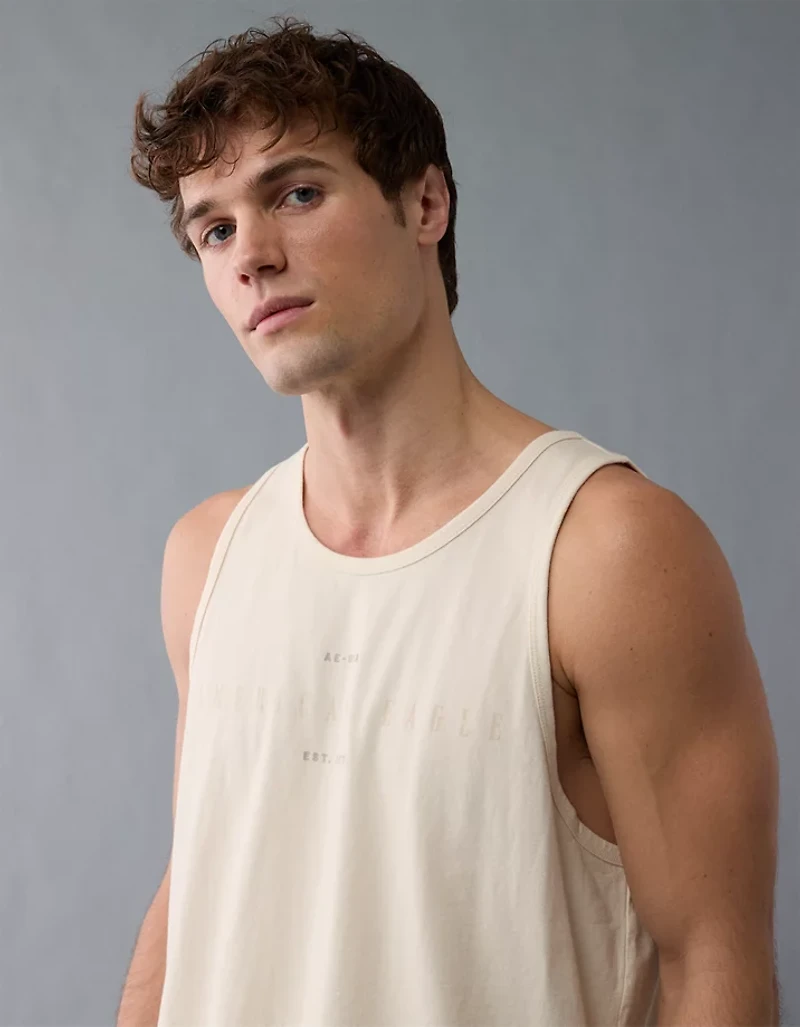AE Logo Graphic Tank Top