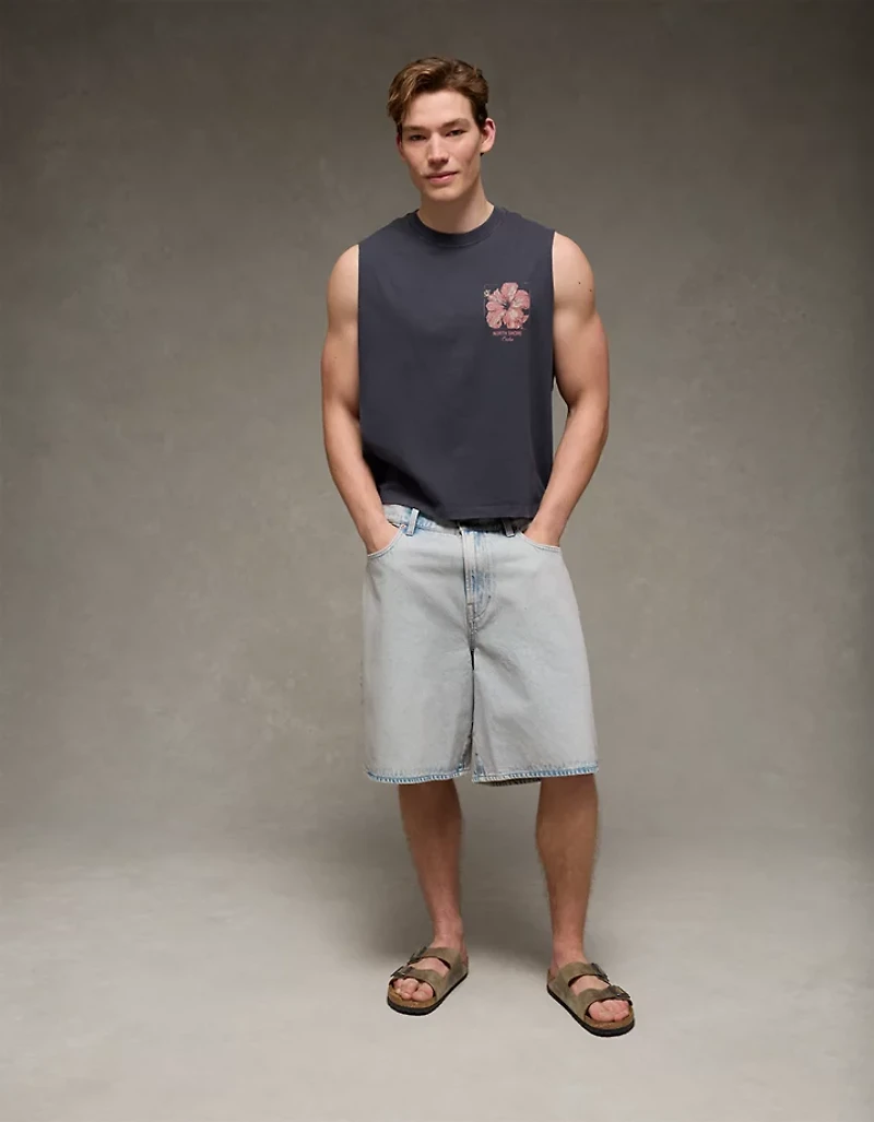 AE Boxy Destination Graphic Tank Top