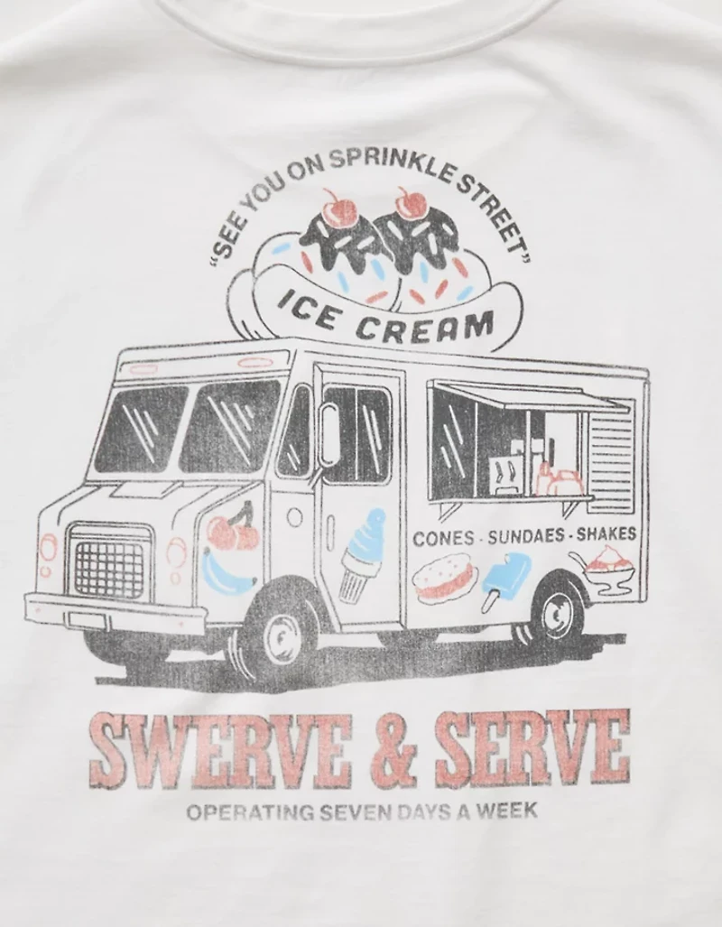 AE Boxy Destination Graphic Muscle Tank Top