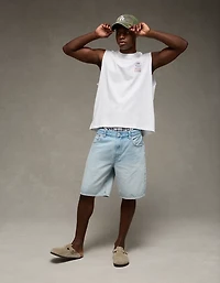 AE Boxy Destination Graphic Muscle Tank Top