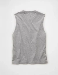 AE Boxy Fit Destination Graphic Tank Top