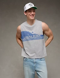 AE Boxy Fit Destination Graphic Tank Top