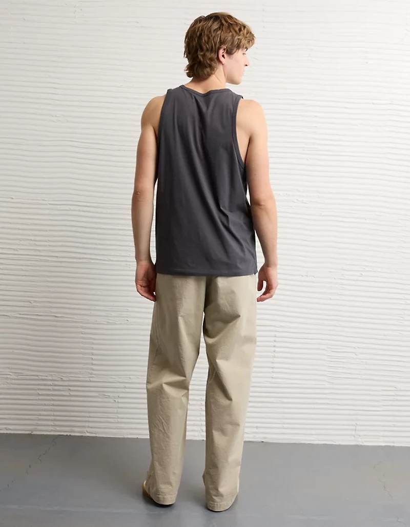 AE Standard Fit Lightweight Logo Graphic Tank Top